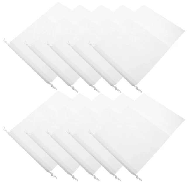 10 Pcs Weihnachtstüten Staubbeutel Vliesstoff Mesh-Aufbewahrungstasche Schuh