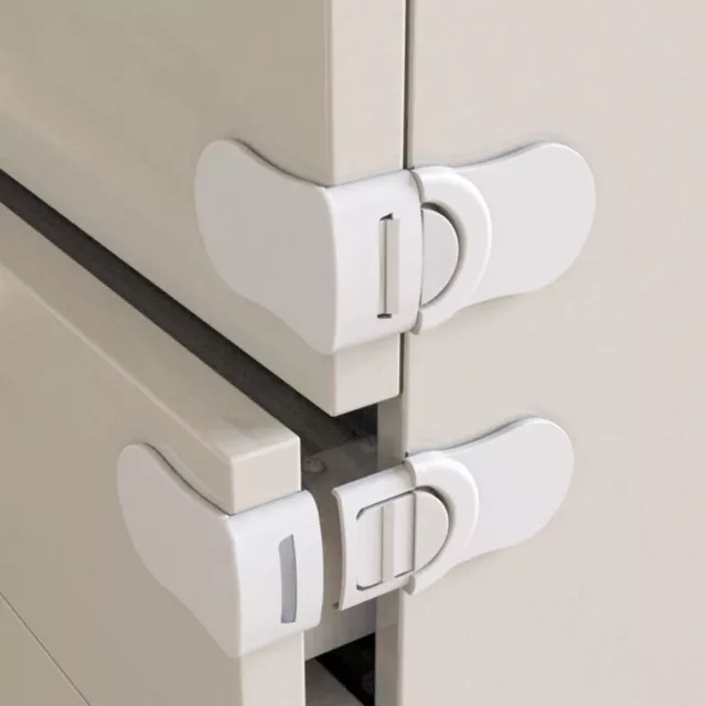 Loquet de sécurité pour porte de placard et tiroirs, Designline