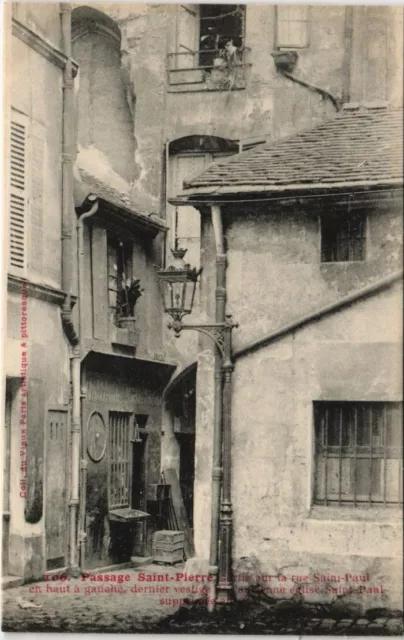 CPA PARIS 4e - Passage Saint-Pierre (58438)
