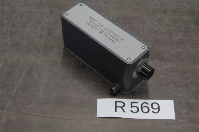AGILENT HP 355C VHF ATTENUATOR 0 to 12dB DC - 1000MHz # R569