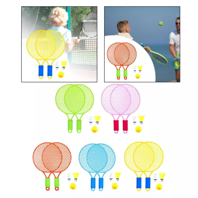Raquette de tennis pour enfant, raquette de badminton, avec balle et jeu de