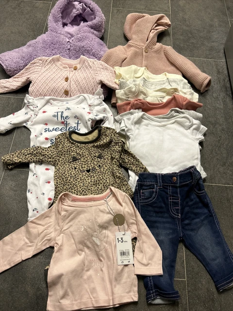 vestiti bambina pacchetto 0-3 mesi Tu, cura della madre, George, Very