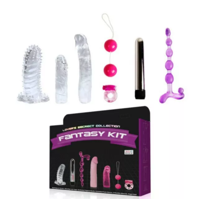 idea regalo kit sexy con dildo sex toy vibratori intimo per la coppia sex toy