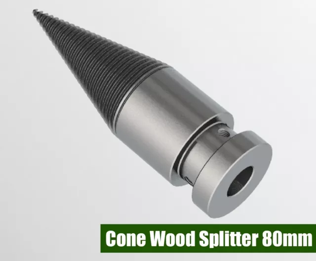 Cone Log Splitter, Steel, 80mm