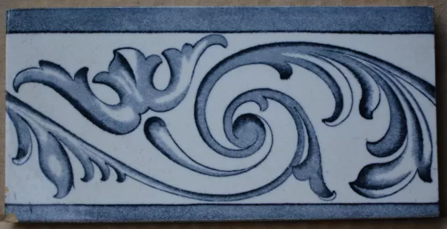 Pilkington's - Antique Art Nouveau Majolica Border Tile C1900