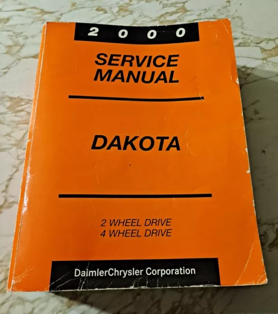 2000 DODGE DAKOTA TRUCK Service Repair Shop Workshop Manual OEM ISO 9002:1994 VG