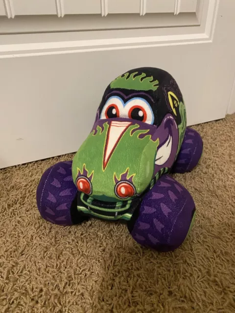 Monster Jam Grave Digger Kids Soft Cuddly Plush Pillow Buddy - AB092DX55K98