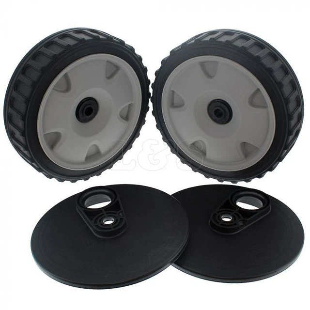 Pair Of Rear Wheels For Honda HRC216 Mower - 42700-VK6-020ZA By All That Garden