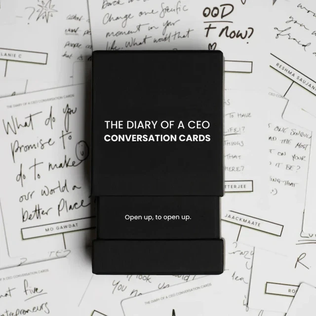 The Diary Of A CEO Conversation Cards By Steven Bartlett 2nd Edition Relationship Cards Intimacy Game And Ice Breaker For Couples Friends And~p151636347