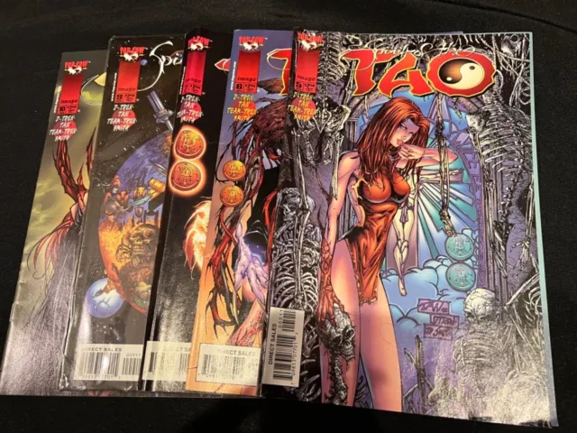 Spirit of the Tao #5,6,7,9,10, Top Cow Image Comics 1998 and 1999, used