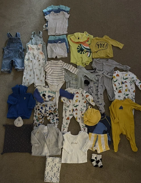baby boy 0-3 months clothes bundle