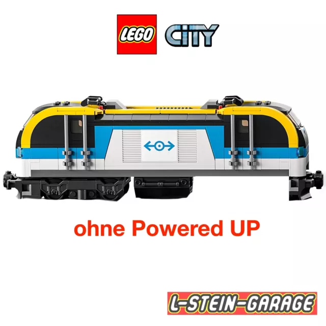 LEGO® City Eisenbahn aus Set 60336 E-Lok weiß,blau Bausatz NEU ohne Powered UP