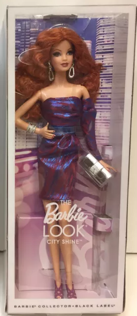 2014 Barbie Look City Shine - Redhead - Rooted Eyelashes - Nrfb