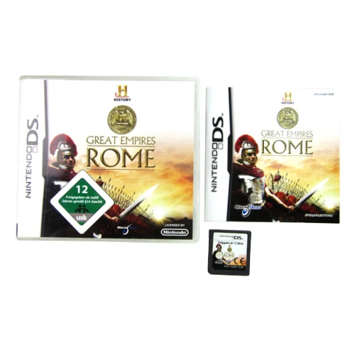 NINTENDO JEU DS Histoire Great Empires Rome Emballage D'Origine avec ...