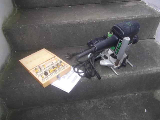 FESTO FESTOOL OBERFRÄSE OF 900E mit Fräsersatz EUR 162,43 - PicClick DE