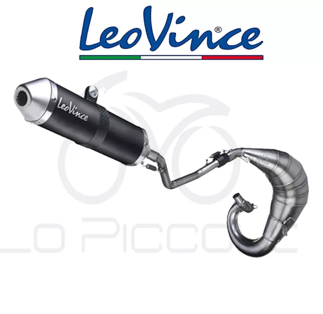 LEOVINCE Pot D'Échappement Complet X-Fight Rieju Mrt 50 / Pro / Sm Inox / Black