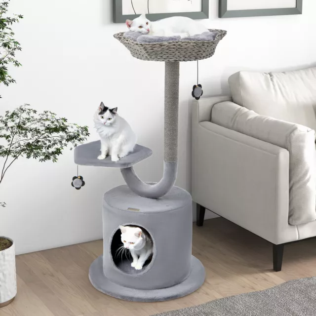 Cat Tree Pet Condo House Scratching Post Furniture Activity Center Bed Toys 3