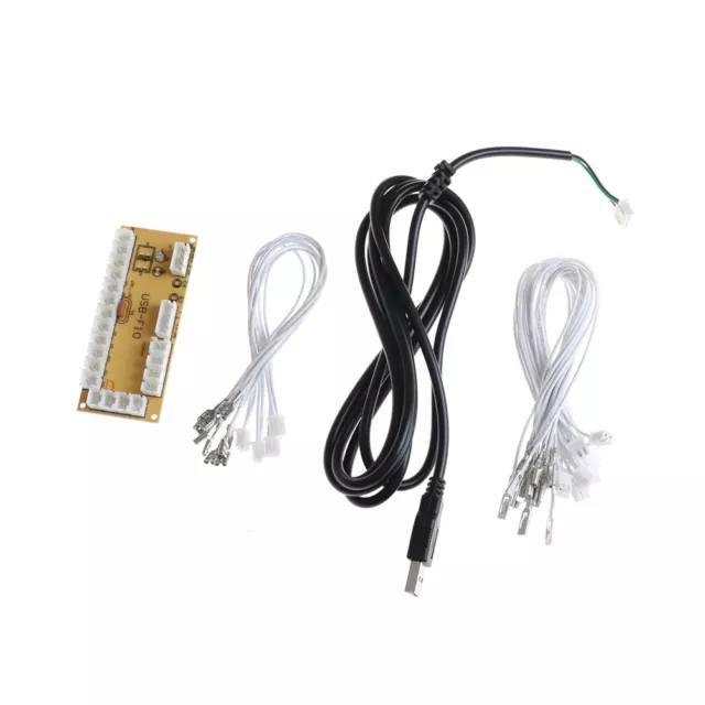 Zero Delay Arcade USB Encoder PC to Joystick Push Button +Cables For MAME jo^AY