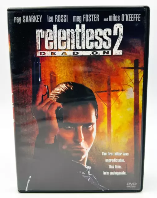 Relentless 2: Dead On 1991 Movie 2004 DVD Miles O'Keeffe Leo Rossi Meg Foster