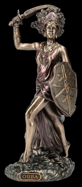 Statue Poséidon En Bronze Veronese - Dieu De La Mer Avec Trident - 20x16x10cm