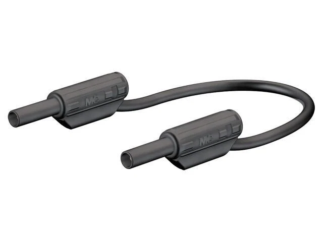 65.9179-03021 Messleitung 10A 2mm Bananenstecker-2mm Bananenstecker L: 0,3m STÄU