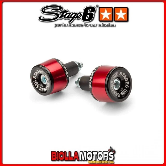 S6-Ssp120/Re Bilanceri Manubrio Stage6 Hq Rosso