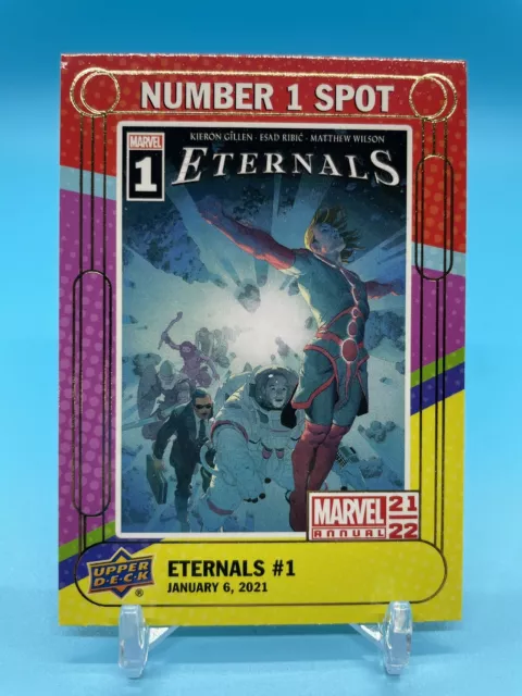 N1S-9 ETERNALS #1 2021-22 2022 Upper Deck Marvel Annual NUMBER 1 SPOT