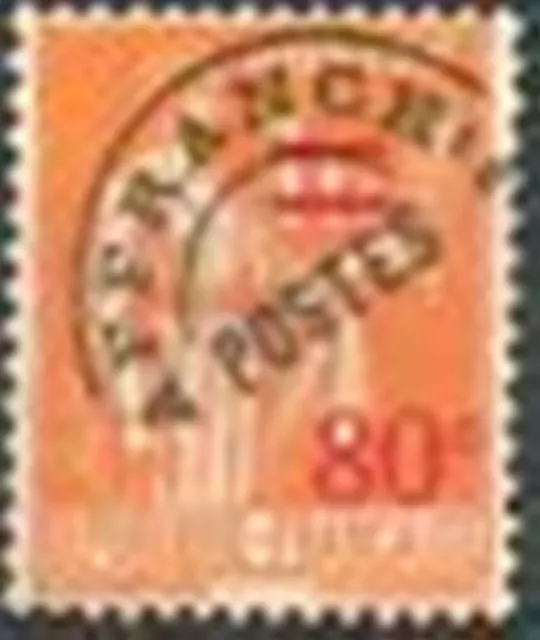 FRANCE PREOBLITERE TIMBRE STAMP N° 74 " TYPE PAIX 80c " NEUF (x) TB