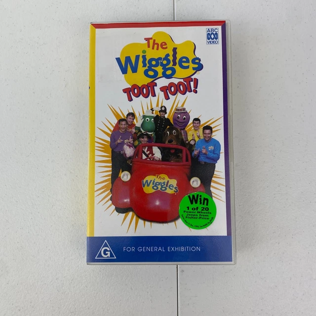 THE WIGGLES TOOT Toot! Original VHS Tape Excellent 1998 ABC Video $19.