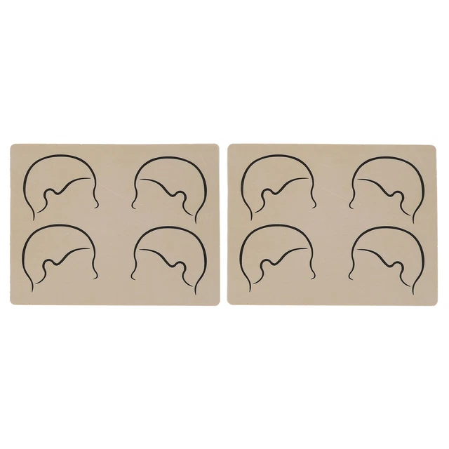 (Côté)10 Pièces Peau De Pratique De Tatouage Du Cuir Chevelu Coussin De