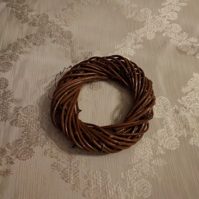 Vintage Natural Vine Twig Small Wreath Decor Crafts 7 Inch