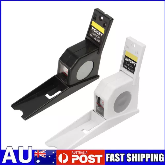 2m Height Measuring Meter Growth Stature Wall Mounted Retractable Tape Measure