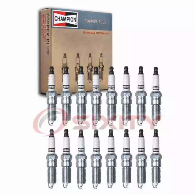 16 pc Champion Copper Plus Spark Plugs for 2003-2008 Dodge Ram 1500 5.7L V8 fa