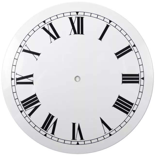 NEW White Replacement Clock Dial 10 inches 254mm Roman Numerals Clocks - CD410