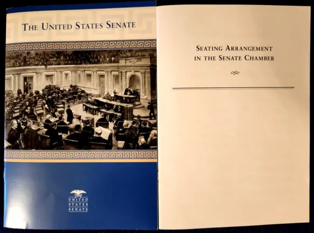 2024 The United States Senate Pamphlet Booklet w/Seating Arrangement insert10x7"