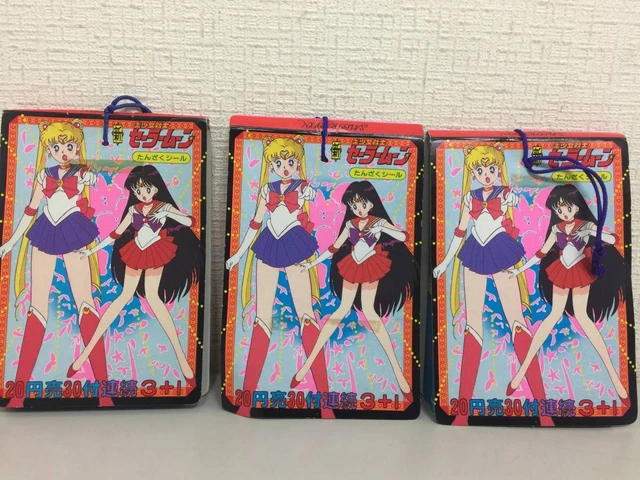 Sailor Moon Tanzaku Seal 3 bundles 17 sheets 21 sheets 29 sheets 67 sheets in