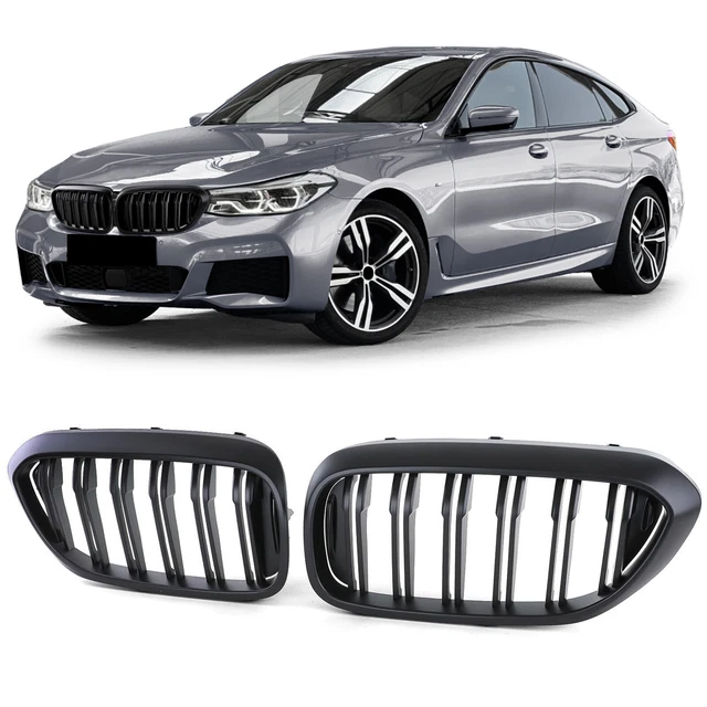 Griglie A Doppio Rene BMW F32/F33/F36/M4 - Calandra Frontale Sportiva In ABS Nero Lucido (Modelli 2014-2020)