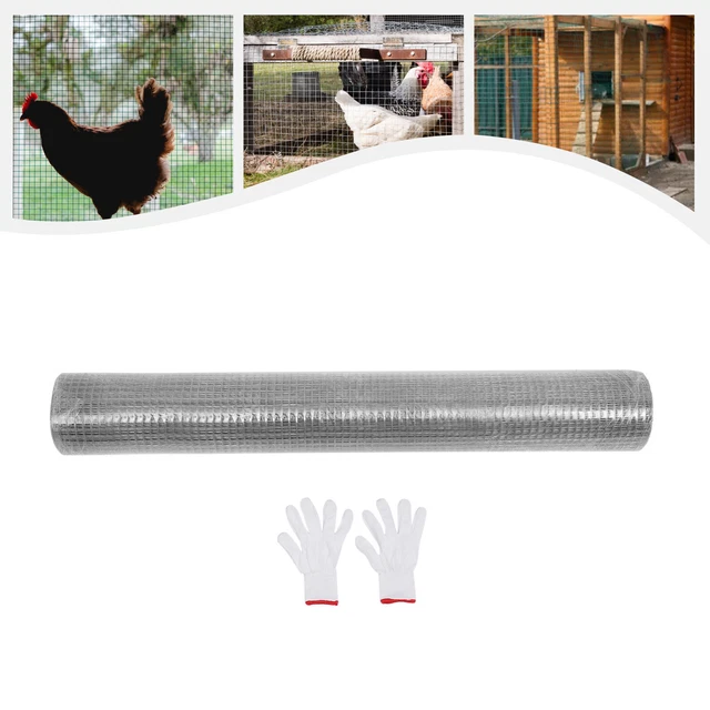 GALVANIZED MESH ROLL For Chicken Coops Hardware Cloth 1/4in 36inx50ft