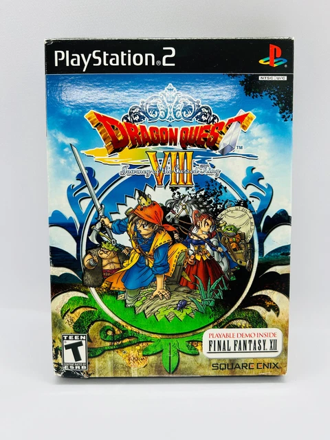 DRAGON QUEST VIII: Journey of the Cursed King Sony Playstation 2 PS2 ...