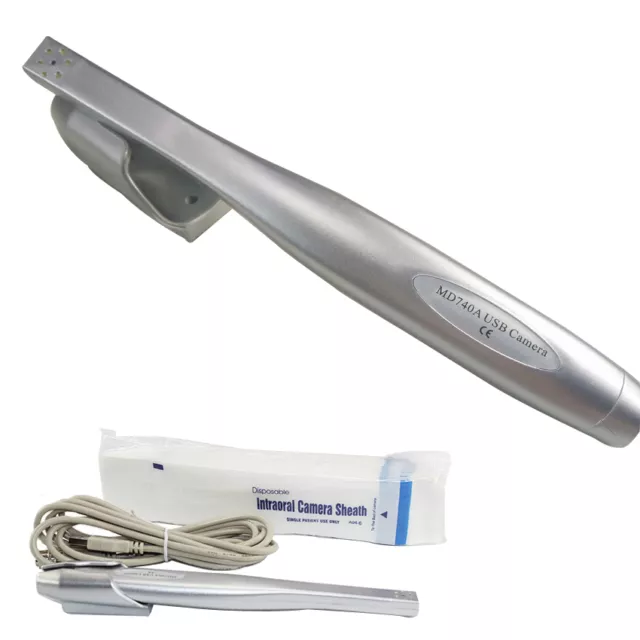 Intraoral Oral Dental Camera USB-X PRO Imaging Systm MD740+50 sleeves LED Lamp