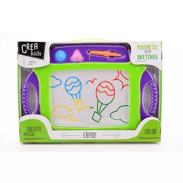 Johntoy – Creative Leisure – Crea Kids Color Magnetic Drawing Board, 28131, 45 x