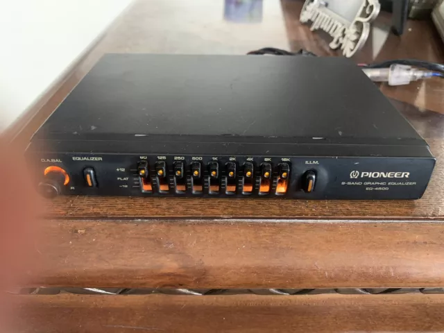Pioneer EQ-4500 Old School 9 band. Equalizer, Tested, Workimg