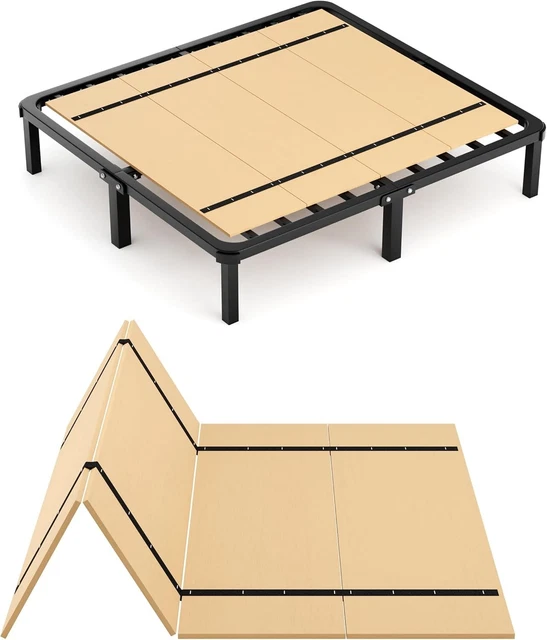 FOLDABLE BOX SPRING, Bunkie Board, Bed Support Slats, Bed Boards Twin