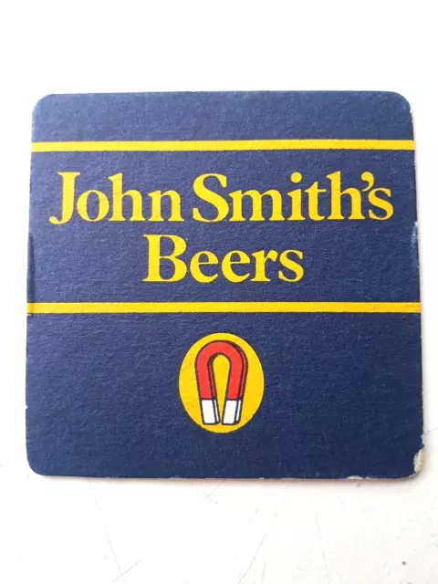 Vintage JOHN SMITH'S - Beers  ...  Cat No'86 Beer mat / Coaster