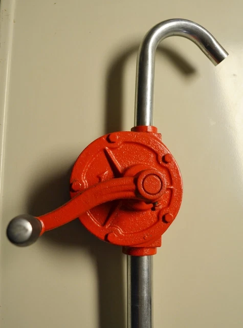 Yukon 55 Gallon Drum Rotary Hand Pump, Oil/Fuel Barrel Heavy Duty Transfer