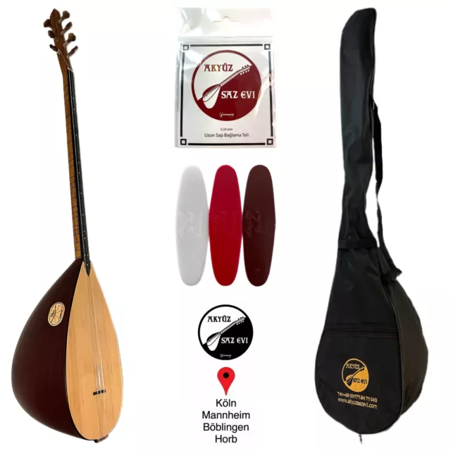 Saz / Baglama / Yeni/Neu/New - Uzun Sap (Langhals/Long Neck) Tonabnehmer