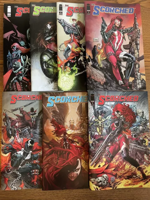 The Scorched #1 A B C D E F G Variant 7 Comic Lot Run 1st Print Mcfarlane Spawn
