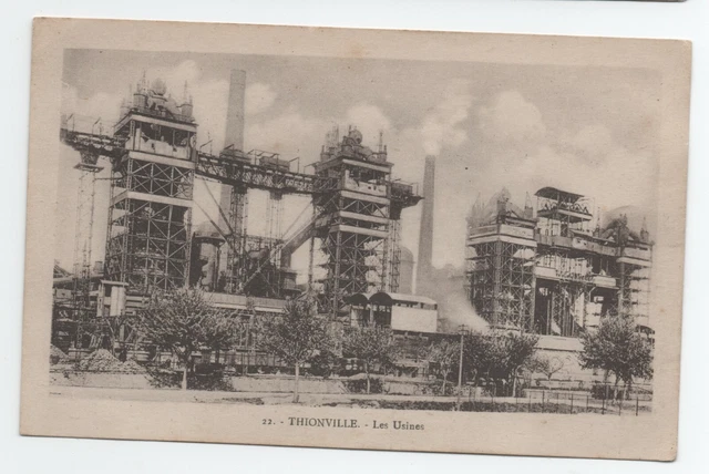 57 Moselle Cpa Thionville Les Usines