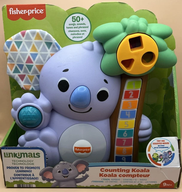 FISHER PRICE LINKIMALS Counting Koala musical learning toy for toddlers