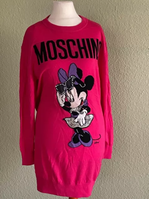 Moschino H&M abito Minnie topo lana H&Moschino HM dress lana taglia Size S